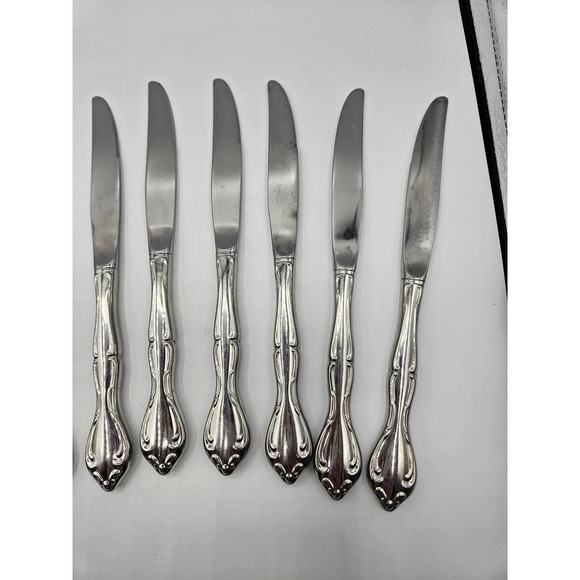Oneida Silver Cantata Butter Knives Set of 12 Stainless - Picture 2 of 8